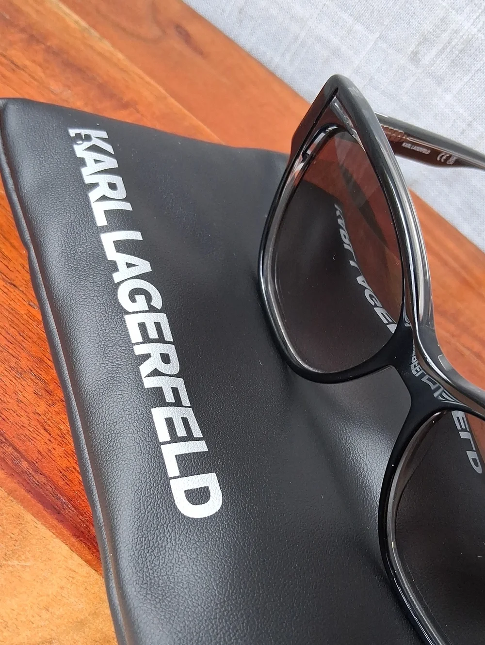 Karl Lagerfeld KL6069S Black Crystal Cat Eye Sunglasses